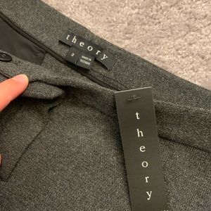 Theory - NWT, grey dress pants, size 2